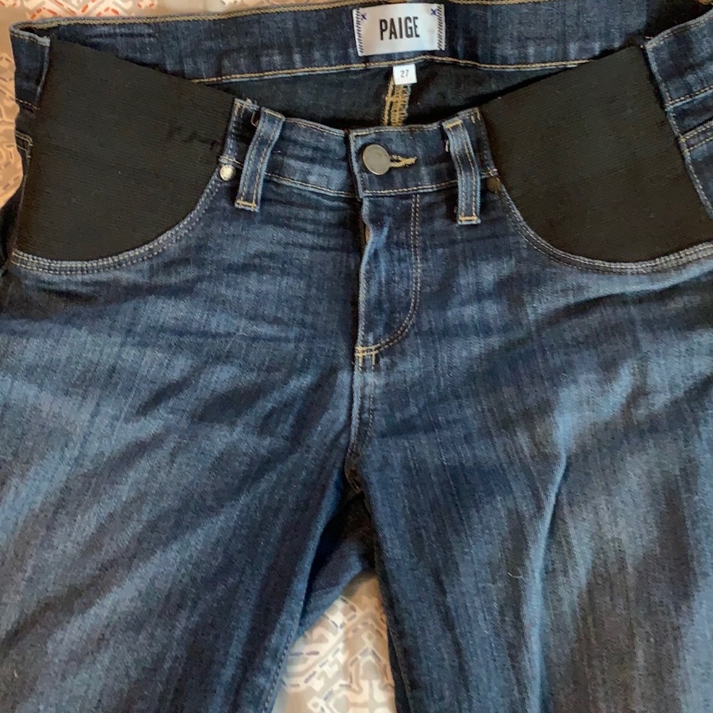 Paige maternity skinny jeans